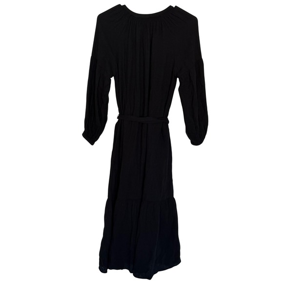 vittoria midi dress black Gothic Black Pretty Sequin Dress with Asymmetrical Neckline main image 1